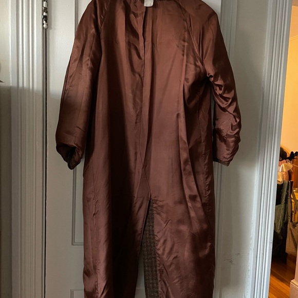 LL Bean vintage wool long tweed overcoat - Picture 12 of 13